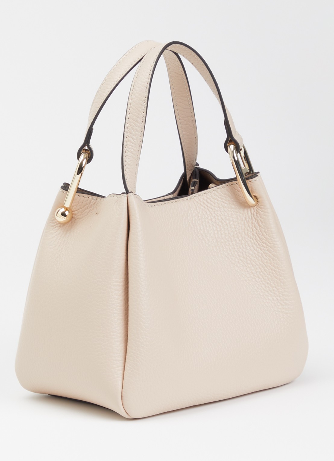 FURLA Nuvola Mini handtas van leer - achterkant 5 beige