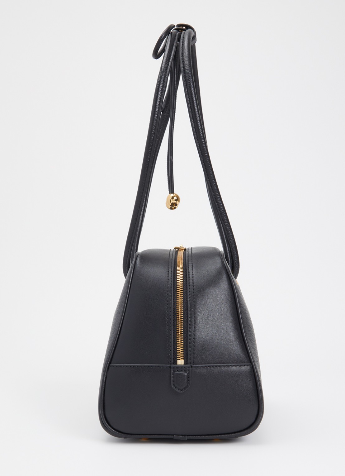 FURLA Poppy M schoudertas van leer  - detail 2 zwart