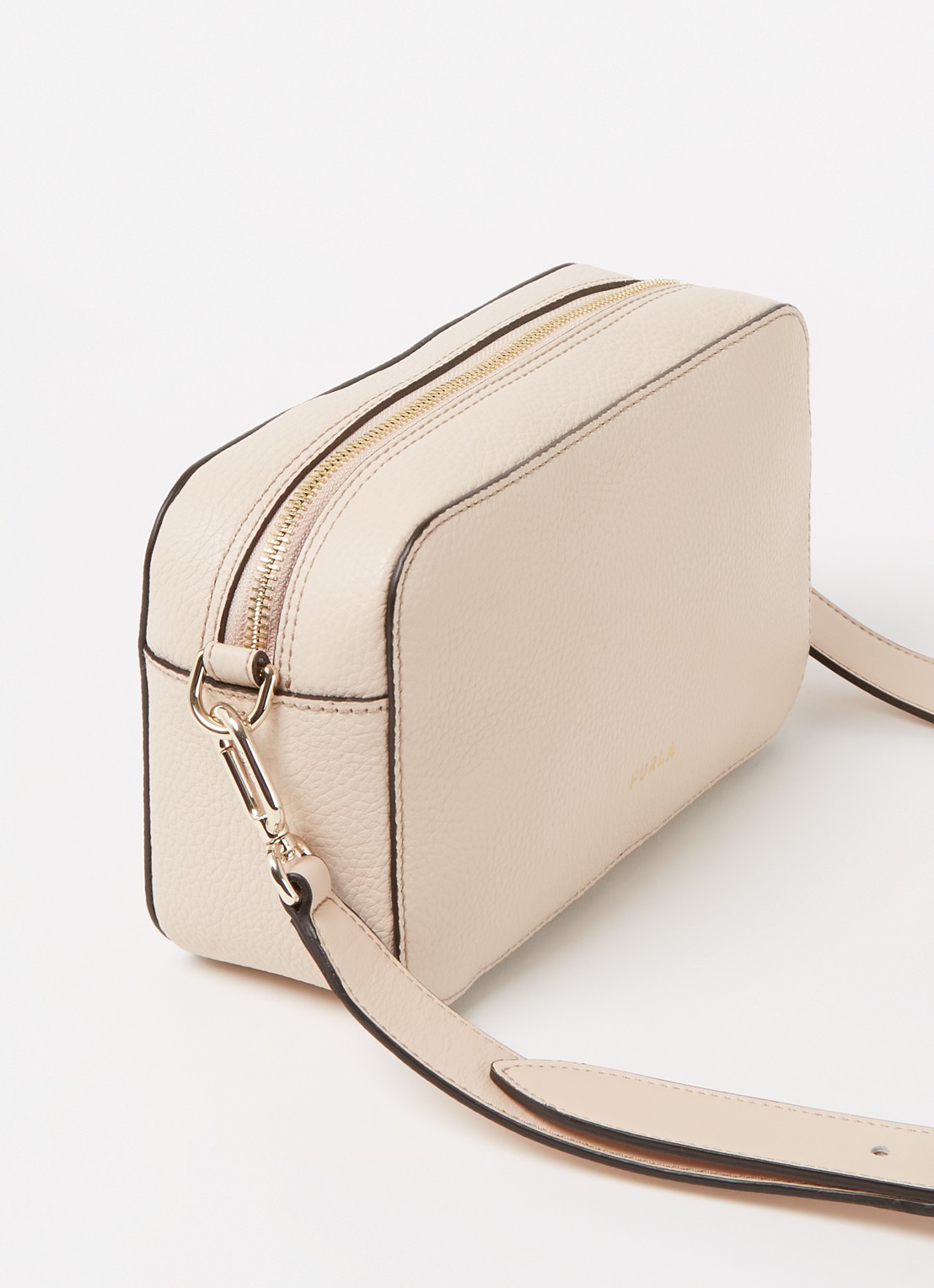 FURLA Primula S crossbodytas van leer - achterkant roze