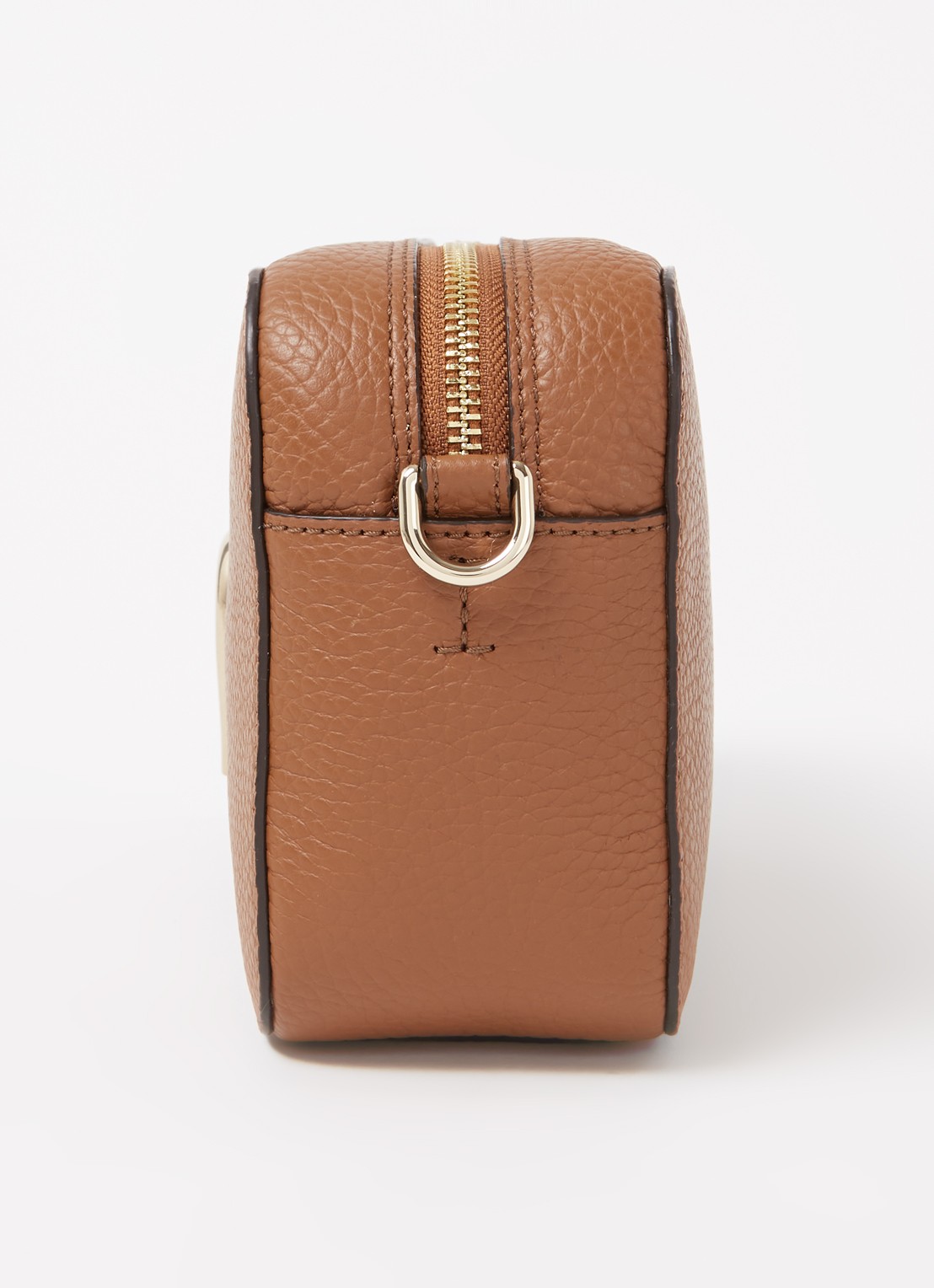FURLA Primula S crossbodytas van leer - detail 3 bruin