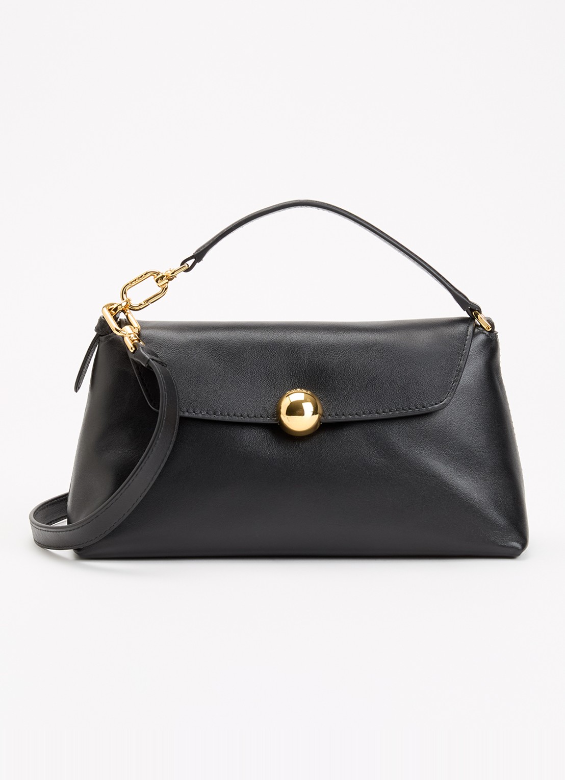 FURLA Sfera crossbodytas met afneembare schouderriem - voorkant 5 zwart