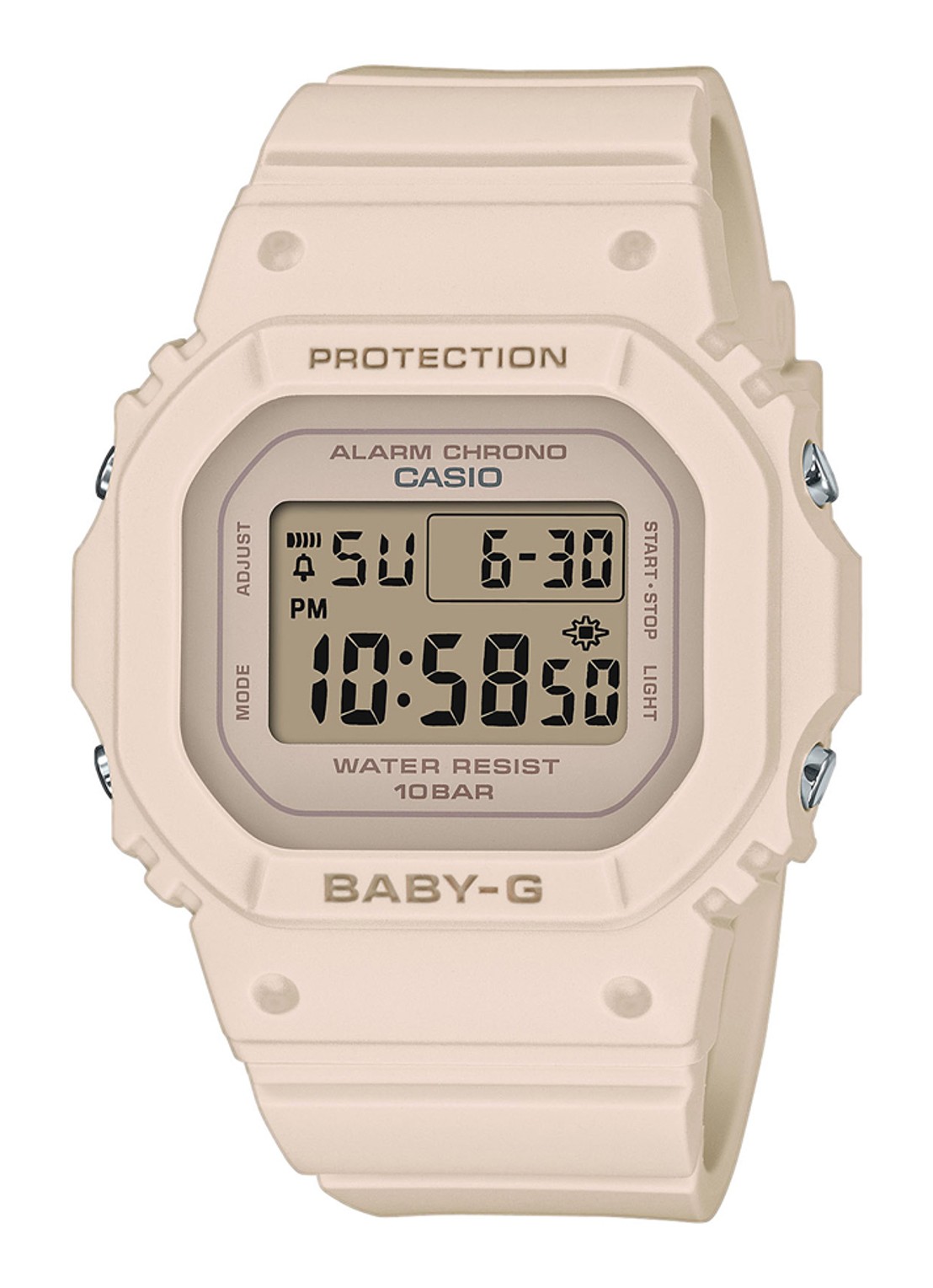 G-Shock Baby-G horloge BGD-565U-4ER - voorkant lichtroze
