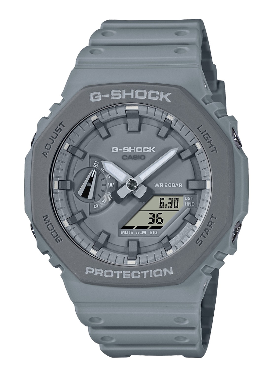 G-Shock Classic horloge GA-2110ET-8AER - voorkant grijs