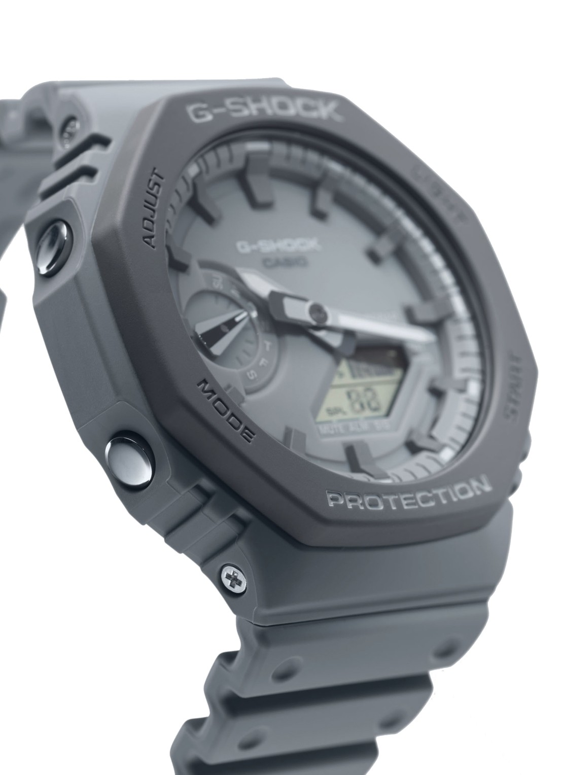 G-Shock Classic horloge GA-2110ET-8AER - voorkant 2 grijs