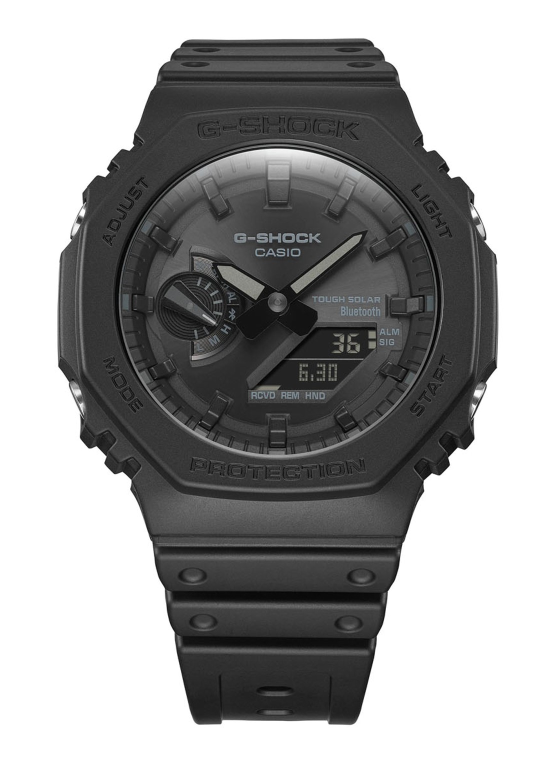 G-Shock Classic Solar horloge GA-B2100-1A1ER - voorkant zwart