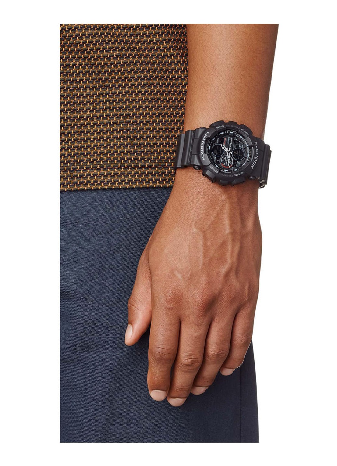 G-Shock Horloge GA-140-1A1ER - detail 2 donkerblauw