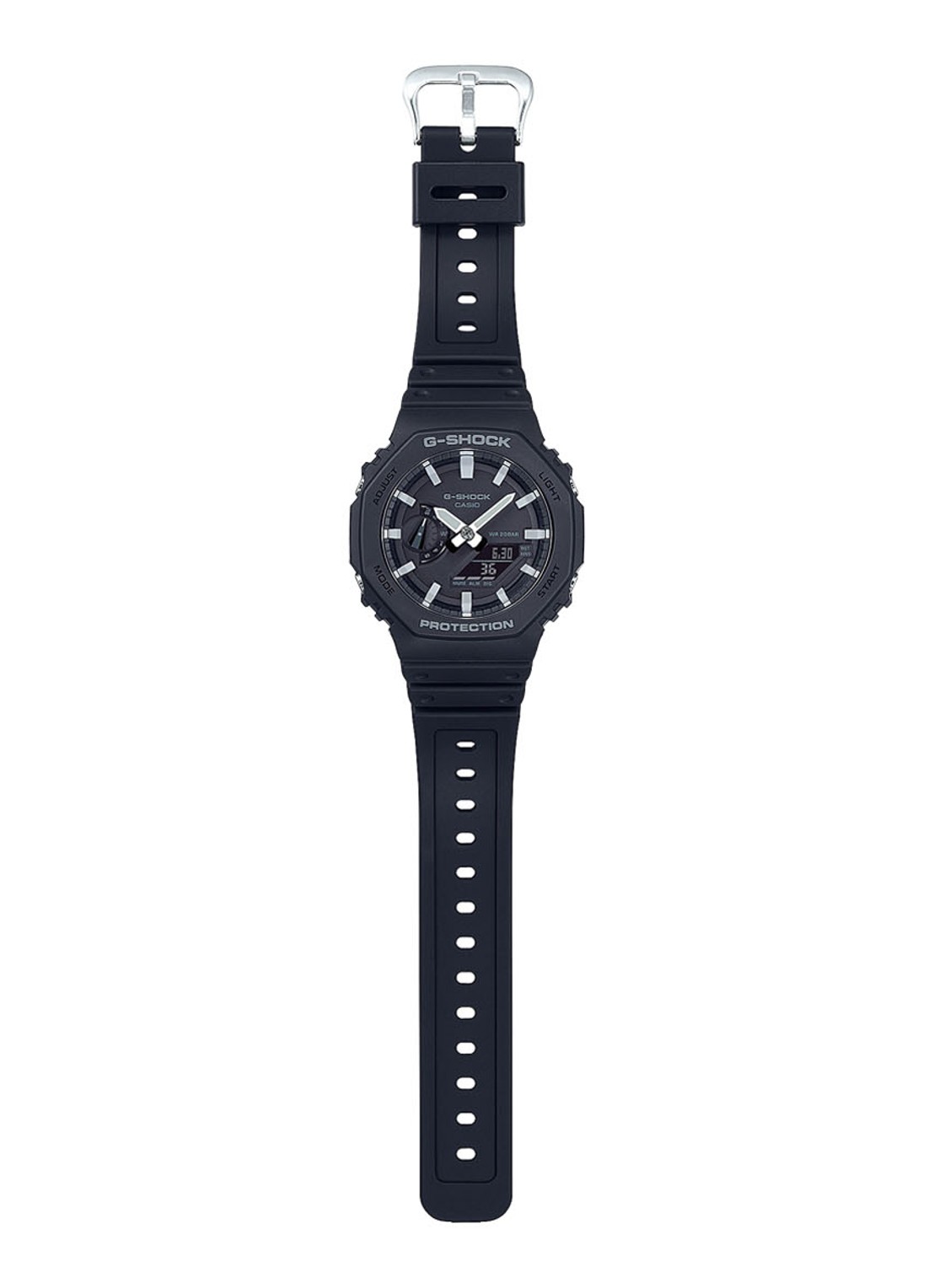 G-Shock Horloge GA-2100-1AER - detail 3 zwart