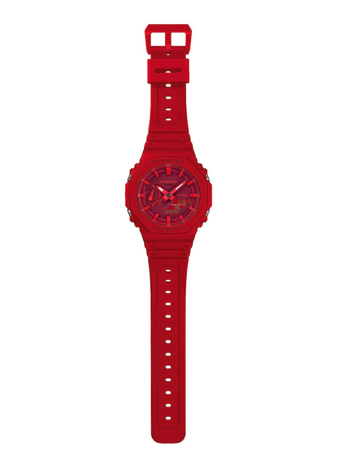 G-Shock Horloge GA-2100-4AER - detail 5 rood