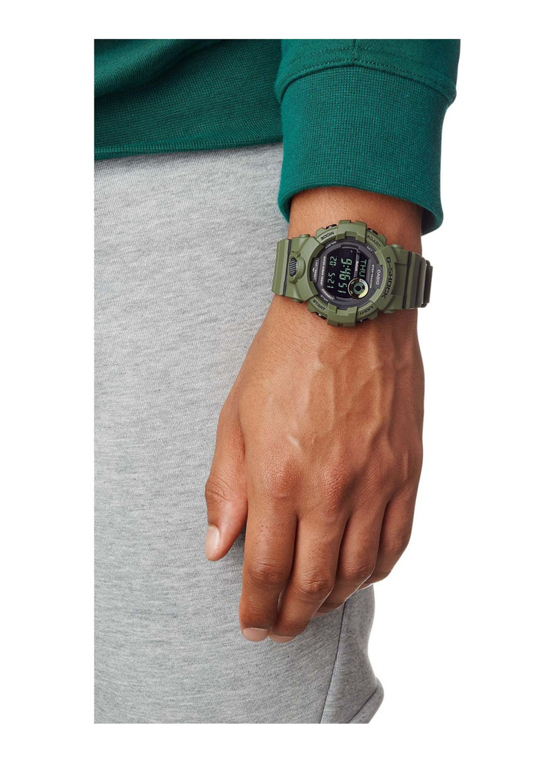 G-Shock Horloge GBD-800UC-3ER - voorkant 2 groen