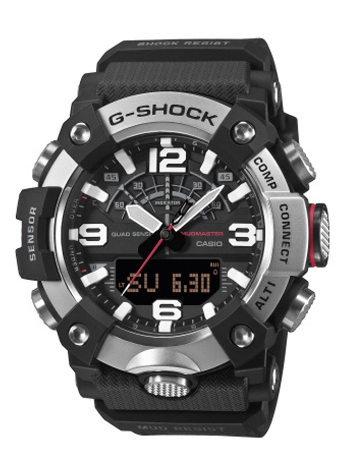 G-Shock Mudmaster horloge GG-B100XM-1AER - voorkant zwart