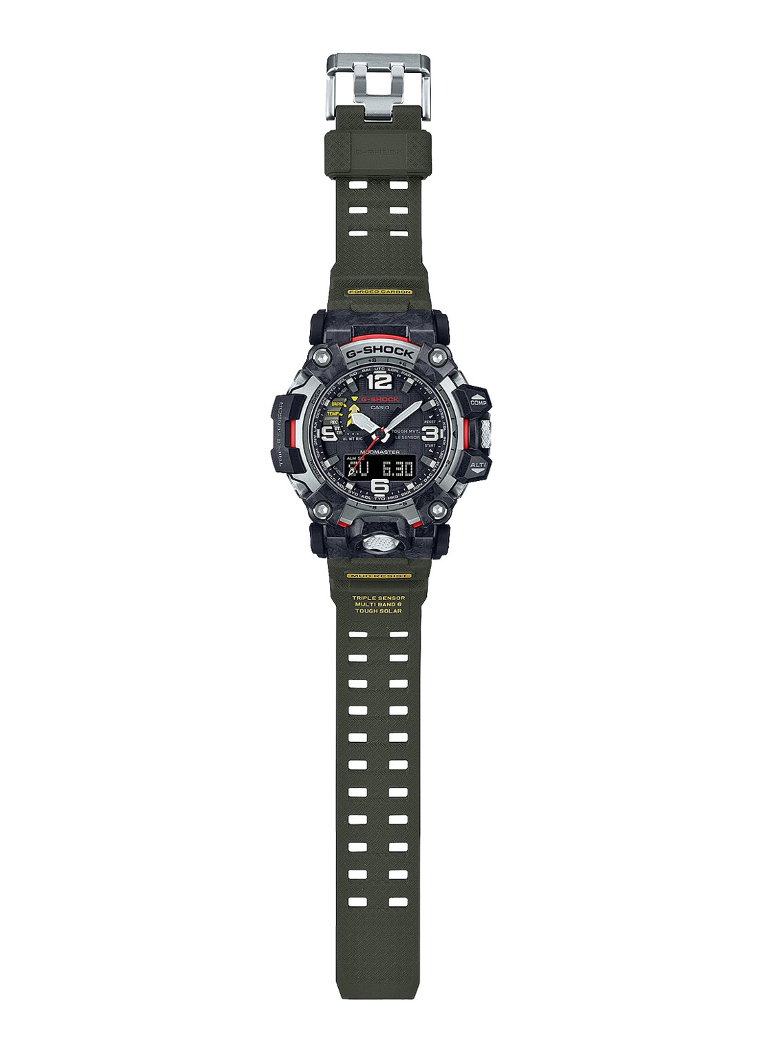 G-Shock Mudmaster horloge GWG-2000-1A3ER - detail zwart