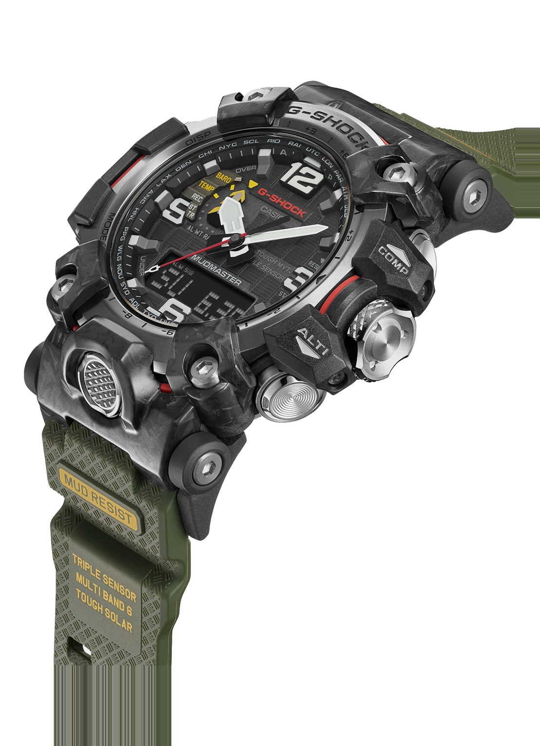 G-Shock Mudmaster horloge GWG-2000-1A3ER - detail 2 zwart
