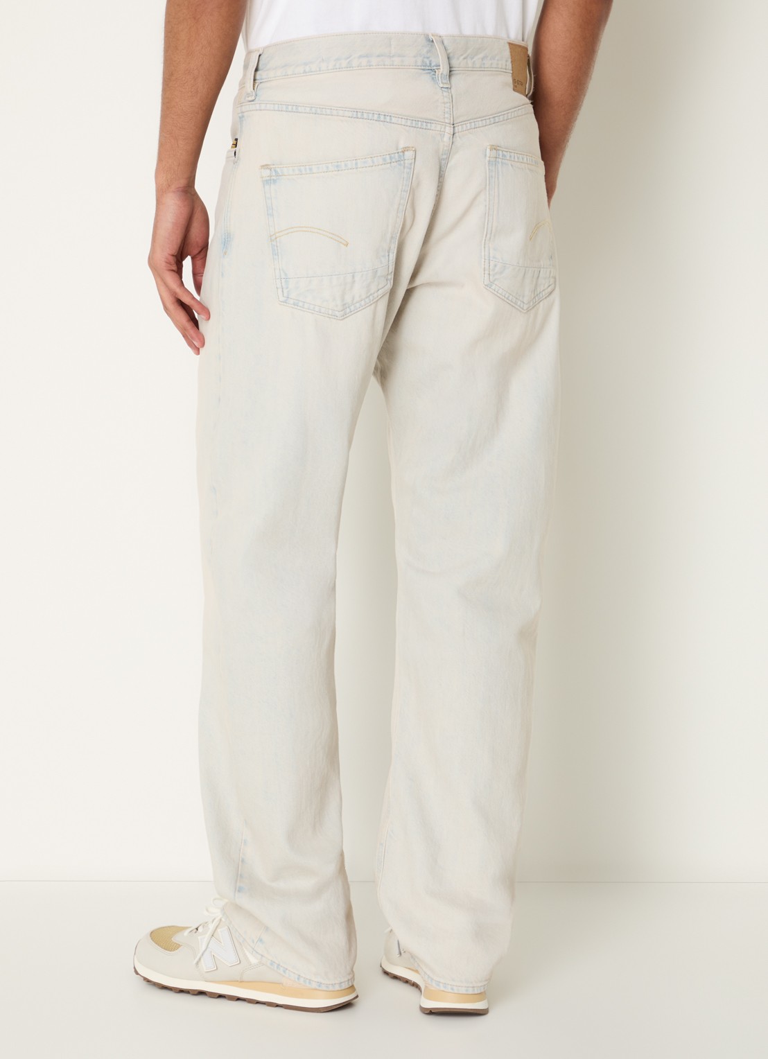 G-Star RAW Dakota loose fit jeans met gekleurde wassing - achterkant beige
