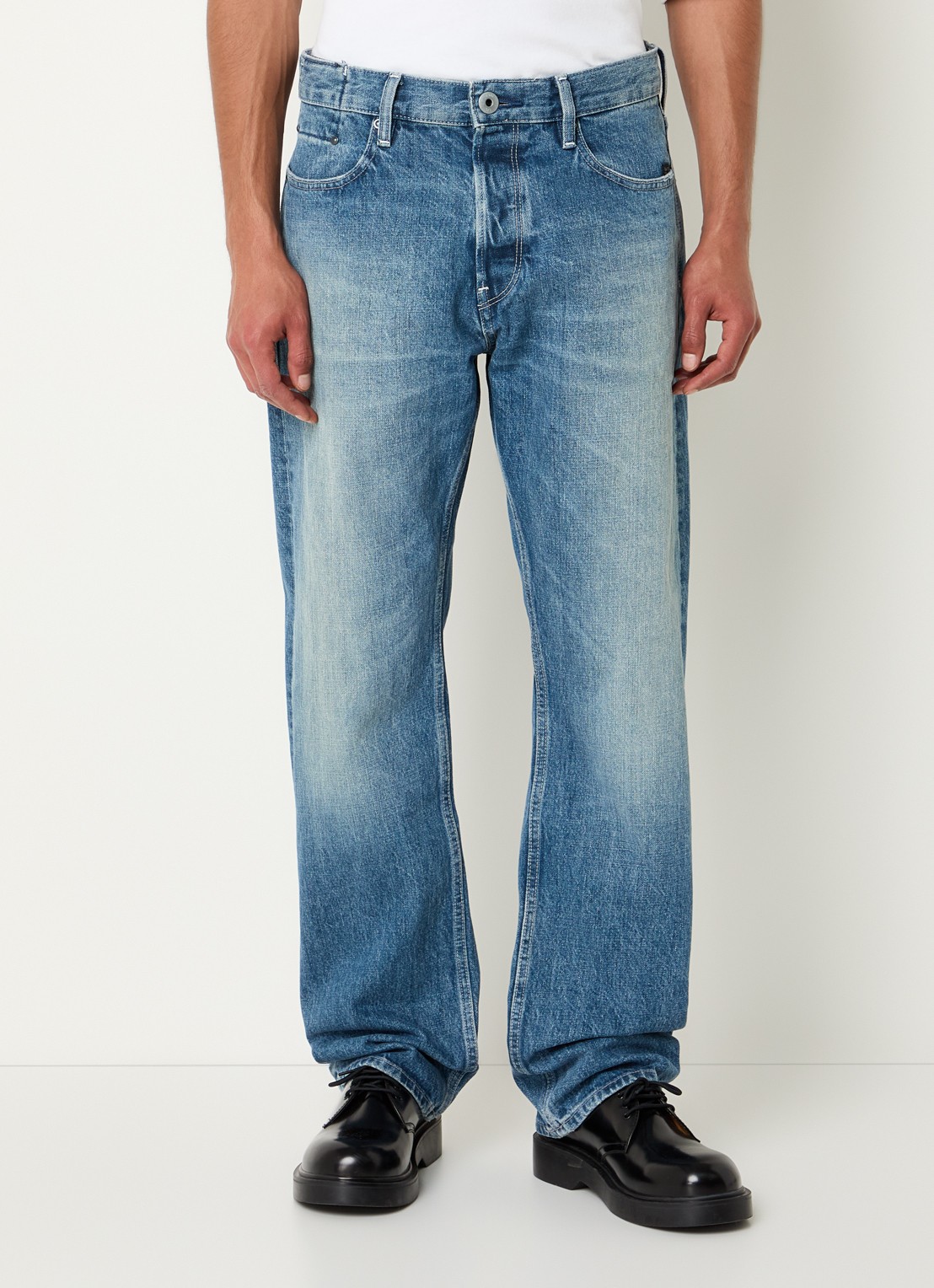 G-Star RAW Dakota straight leg jeans met steekzakken - detail 4 indigo