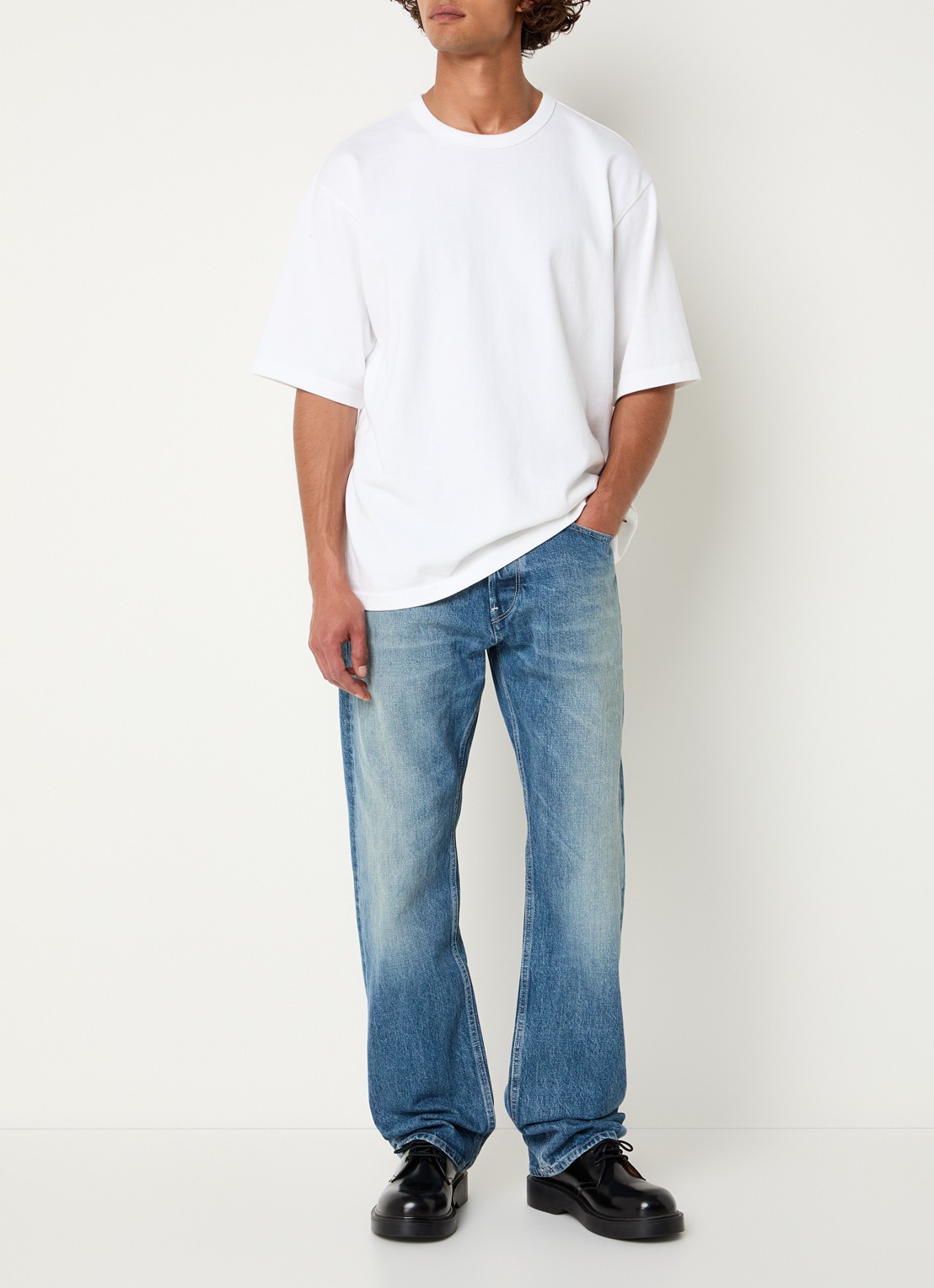 G-Star RAW Dakota straight leg jeans met steekzakken - voorkant 2 indigo