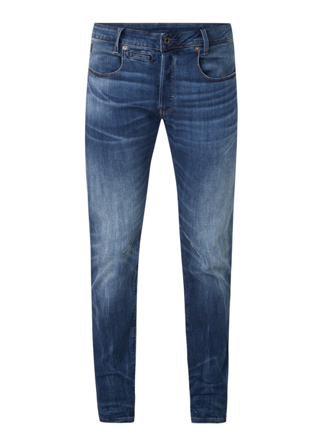 G-Star RAW Elto slim fit jeans met stretch - voorkant 2 indigo