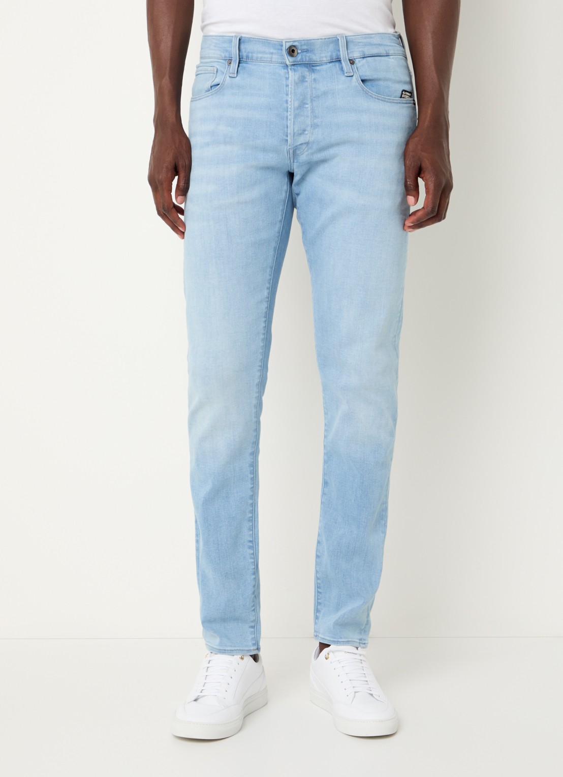 G-Star RAW G-Star 3301 Slim - detail lichtblauw