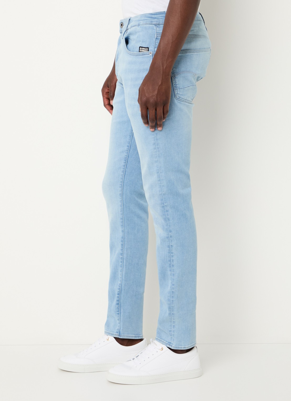 G-Star RAW G-Star 3301 Slim - detail 2 lichtblauw