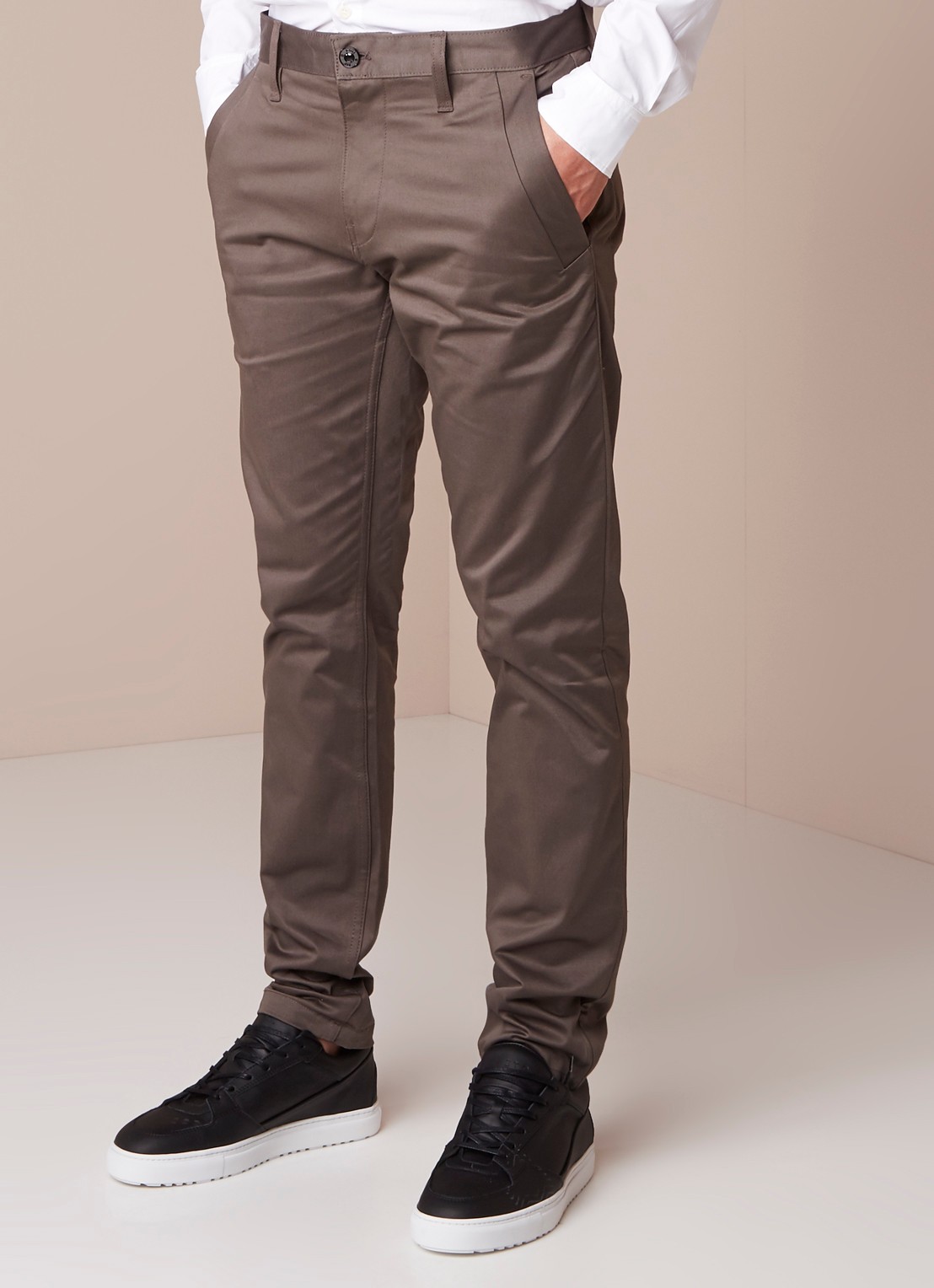 G-Star RAW G-Star RAW Bronson regular fit chino in katoenblend - detail 2 grijs