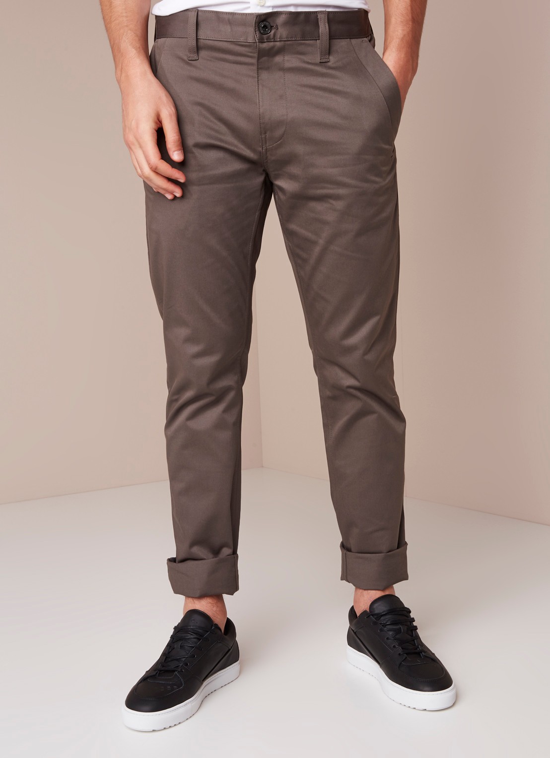 G-Star RAW G-Star RAW Bronson regular fit chino in katoenblend - detail 3 grijs