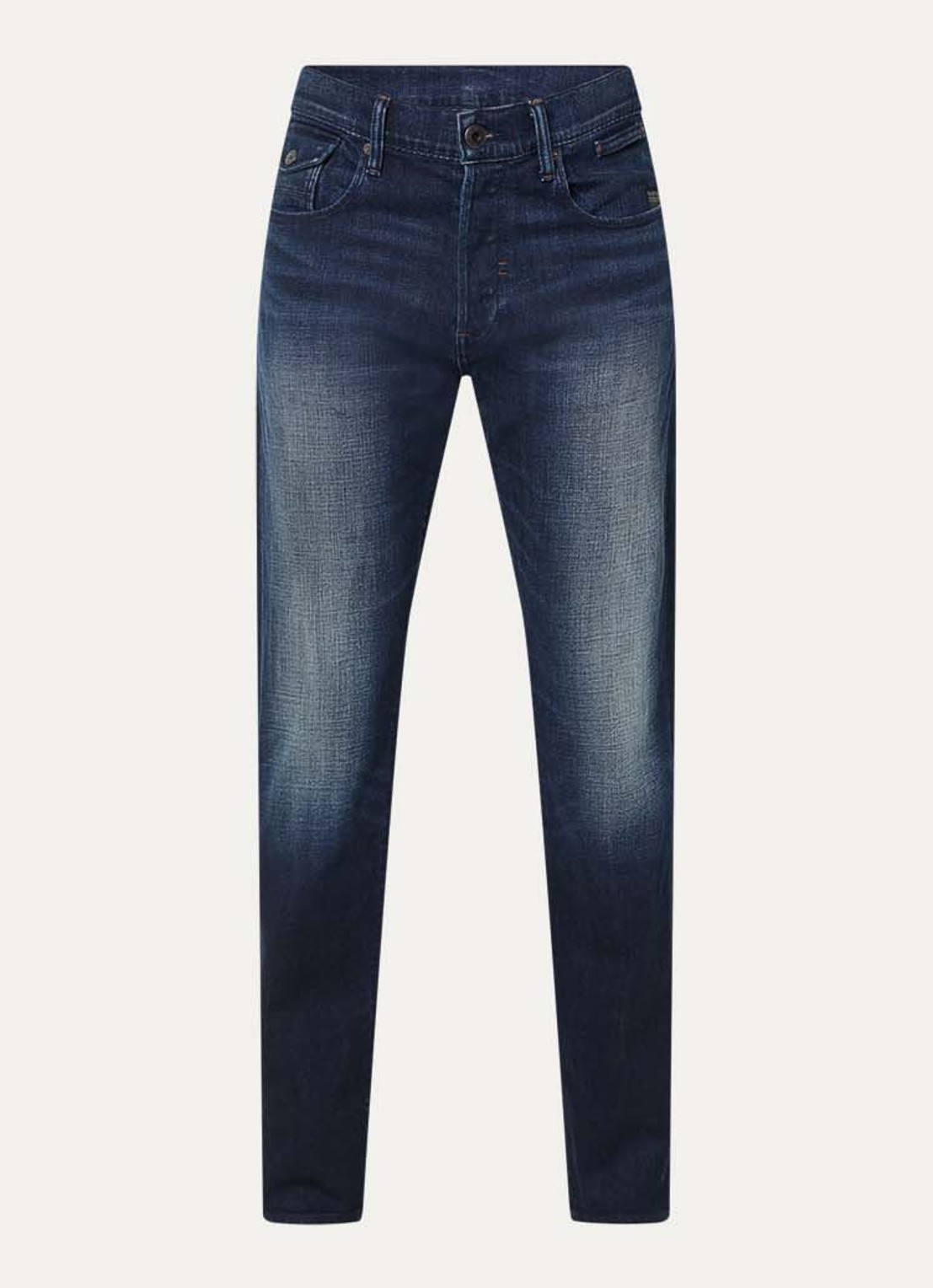 G-Star RAW Morry slim fit jeans met donkere wassing - voorkant 4 indigo