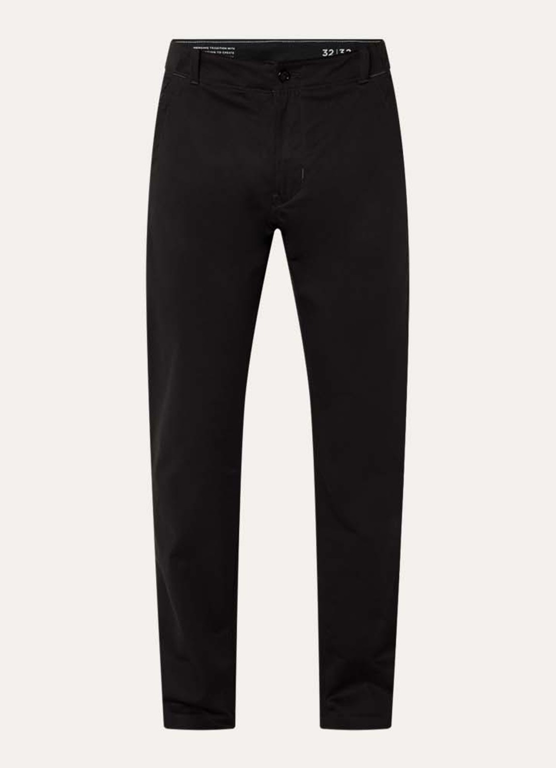 G-Star RAW Mosa straight fit chino met steekzakken - voorkant 2 zwart