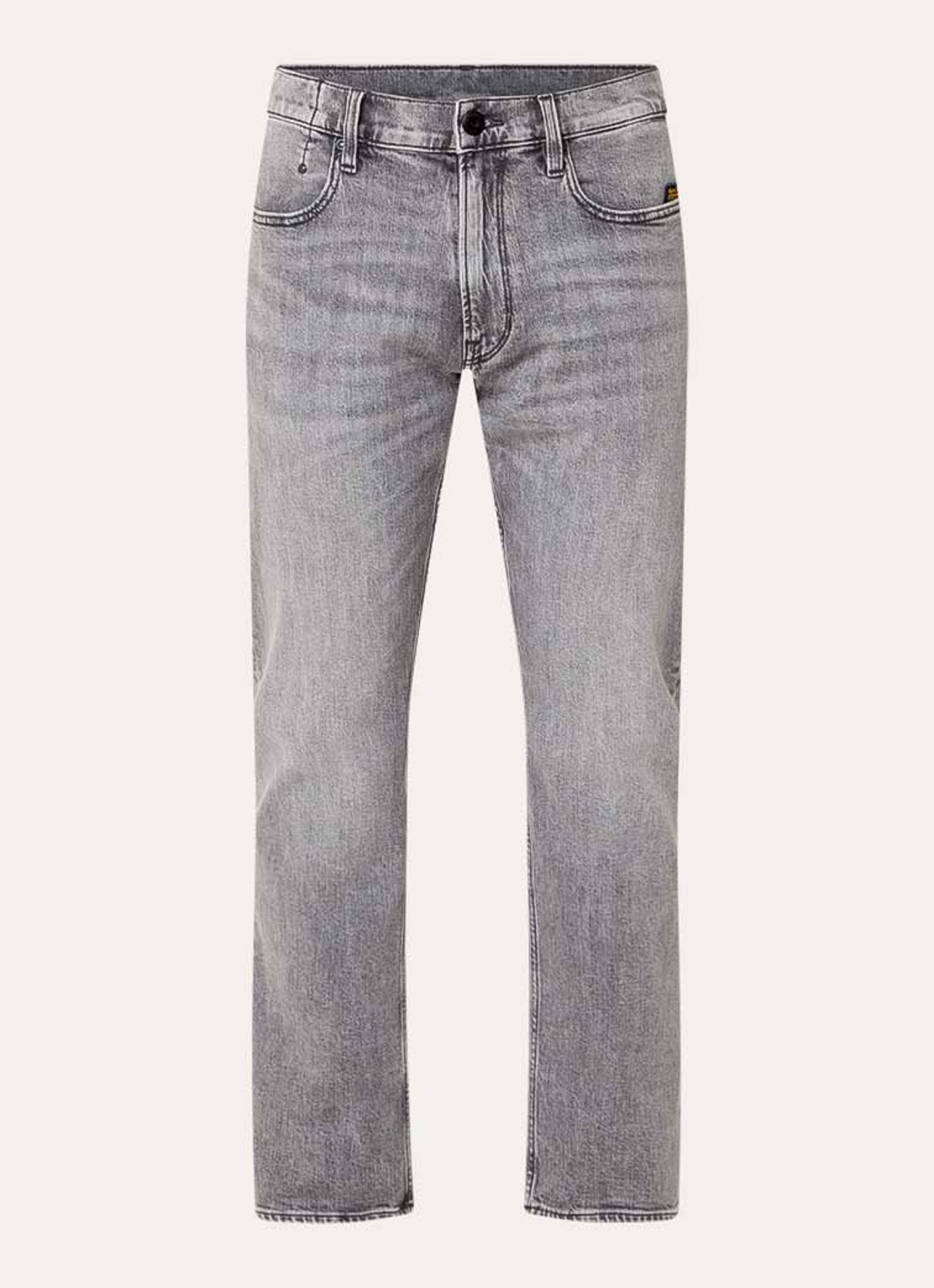 G-Star RAW Mosa straight leg jeans met gekleurde wassing - voorkant grijs