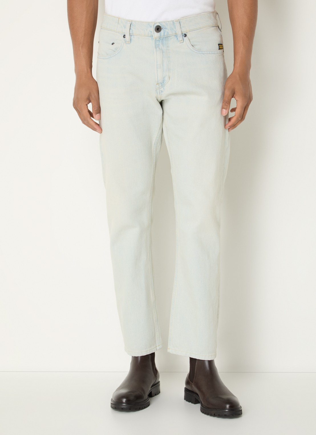 G-Star RAW Mosa straight leg jeans met steekzakken  - detail 4 blauw