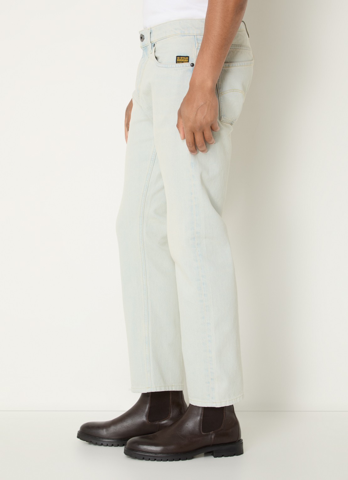 G-Star RAW Mosa straight leg jeans met steekzakken  - detail 5 blauw