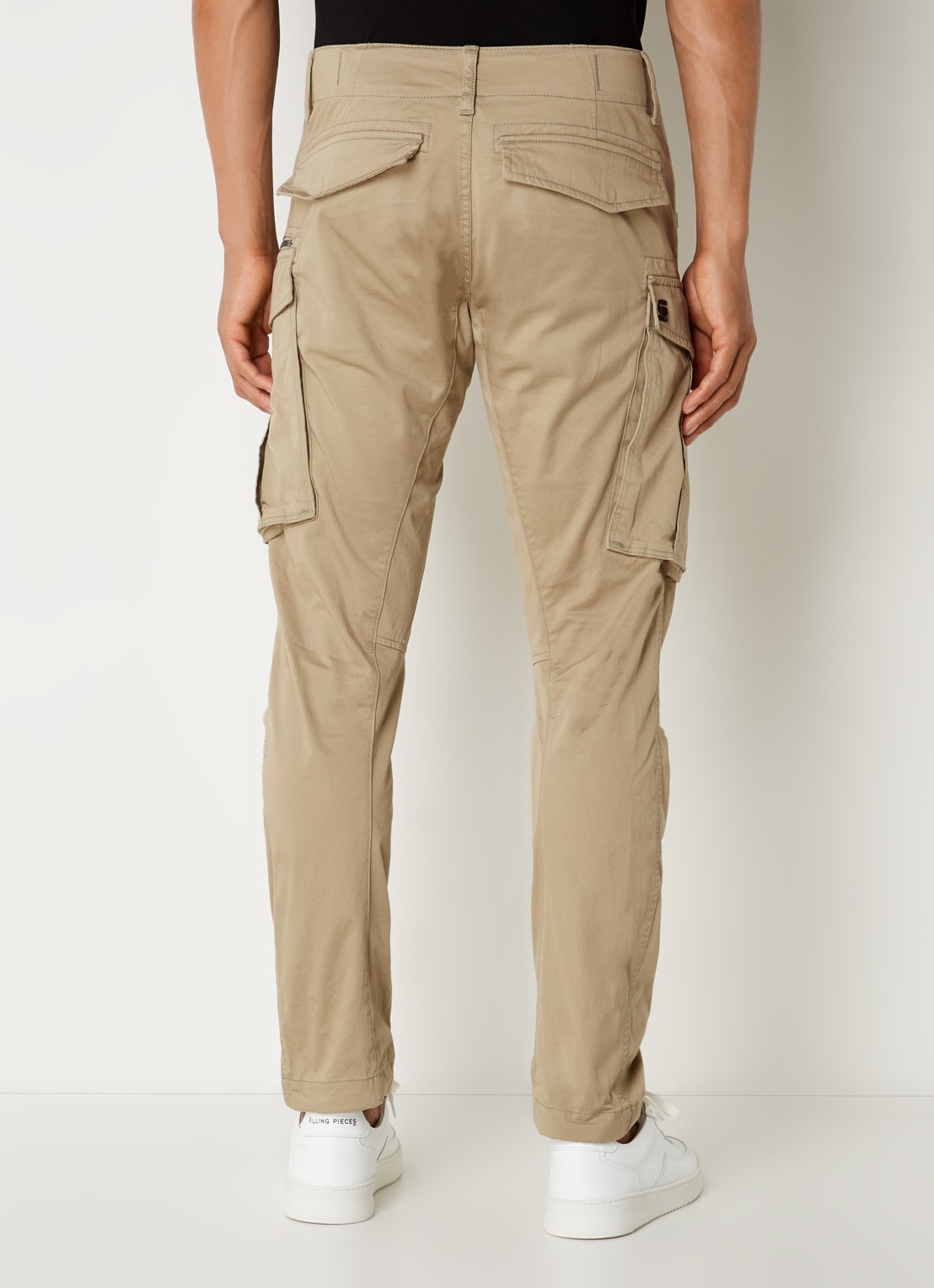 G-Star RAW Rovic tapered fit cargobroek in katoenblend - achterkant 5 khaki