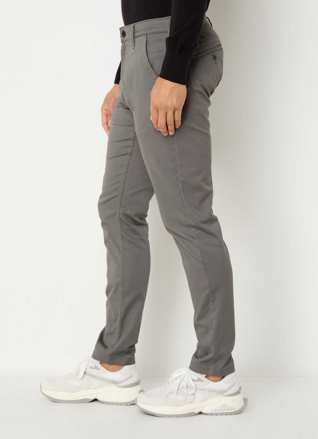 G-Star RAW Skinny fit chino met steekzakken - detail 5 grijs
