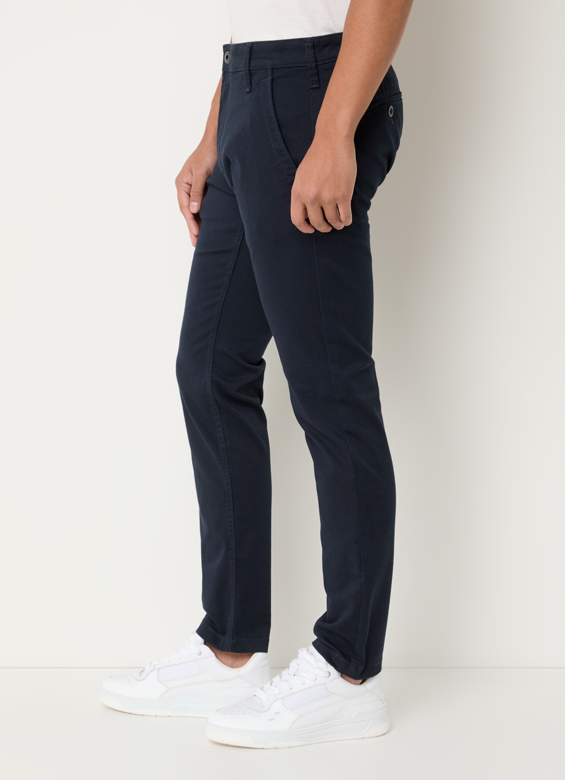 G-Star RAW Skinny fit chino met steekzakken - detail 5 donkerblauw