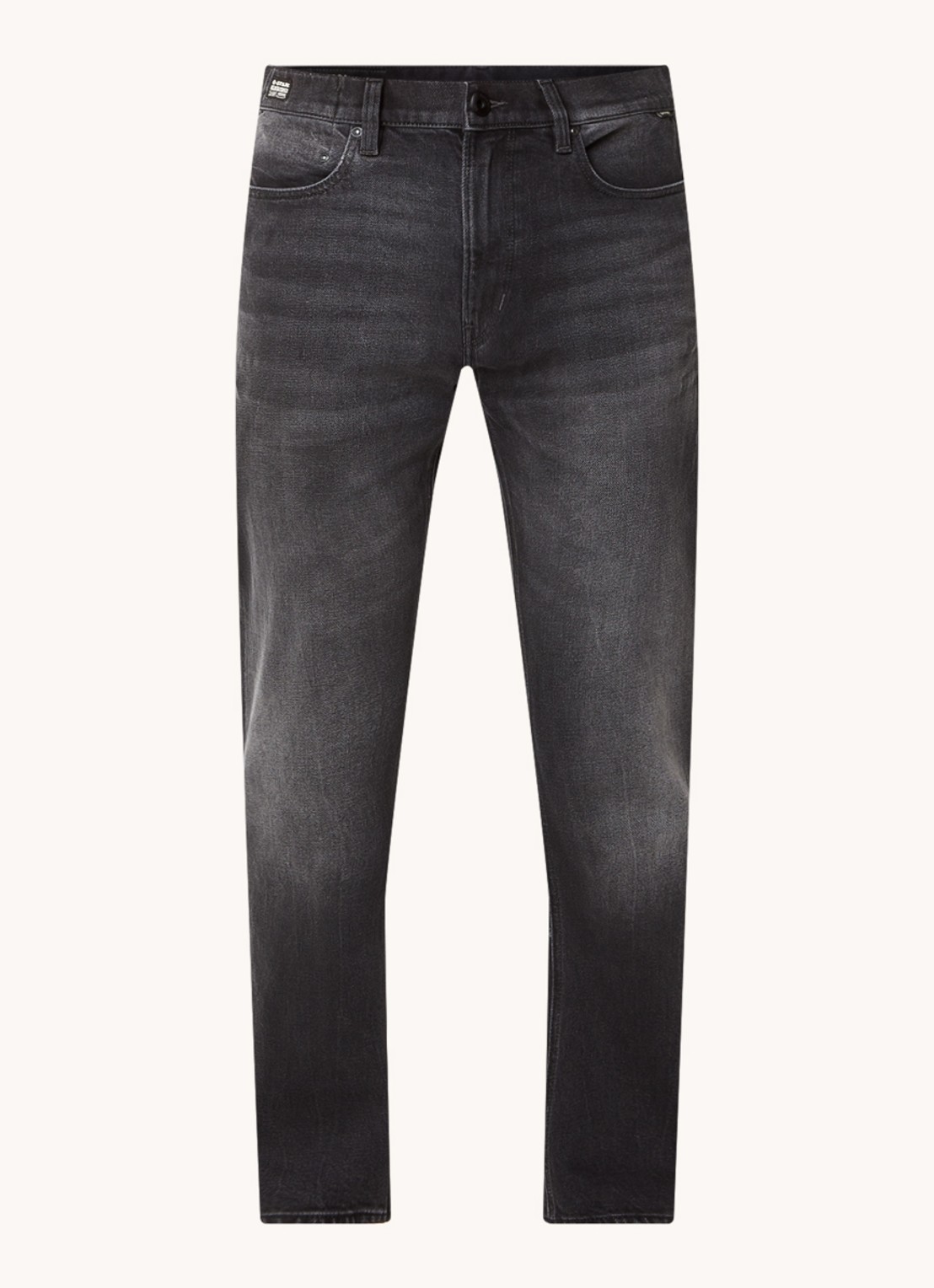 G-Star RAW Straight leg jeans met gekleurde wassing - voorkant 2 antraciet
