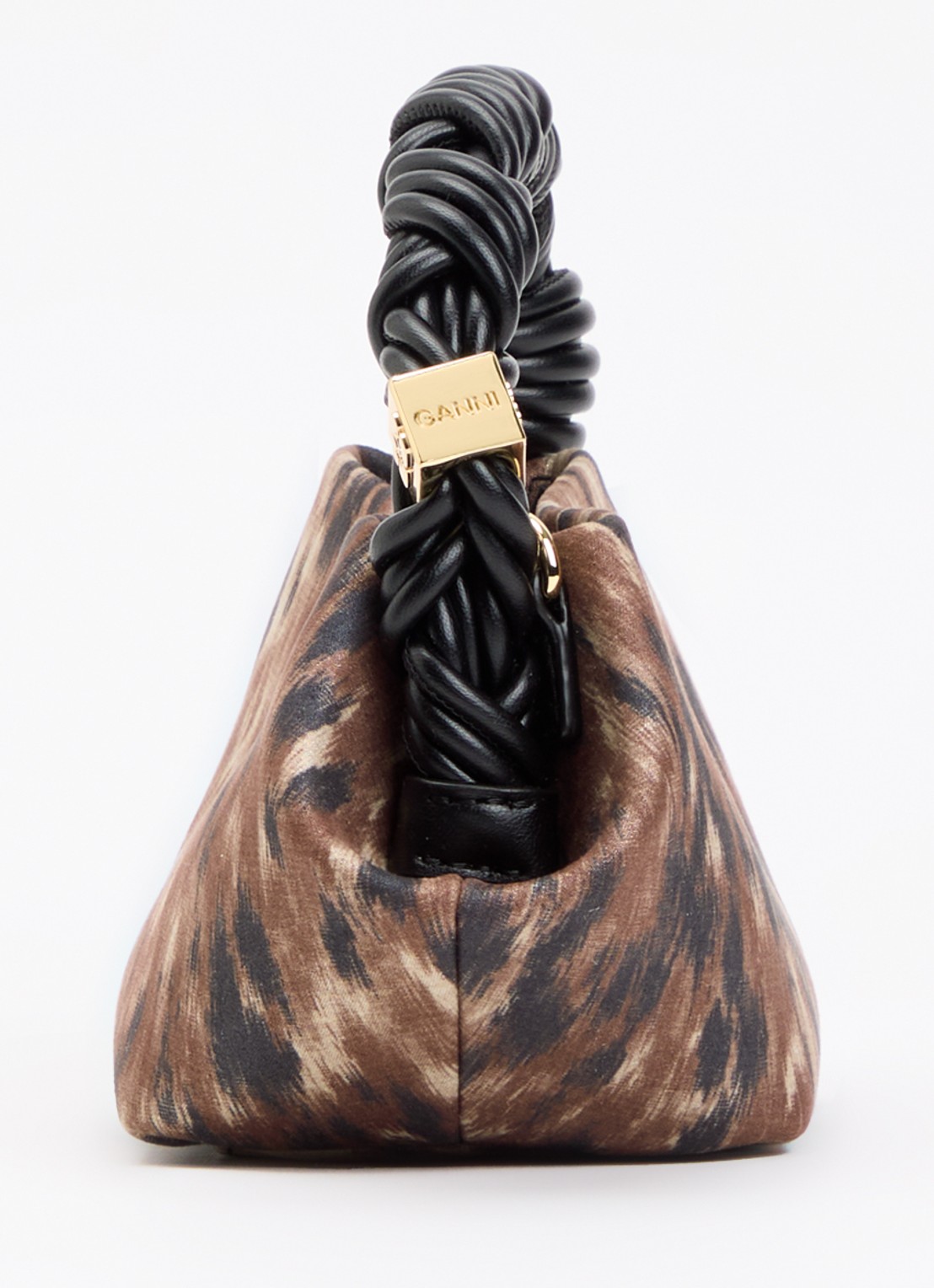 Ganni Bou Mini handtas met afneembare schouderriem - detail 4 bruin