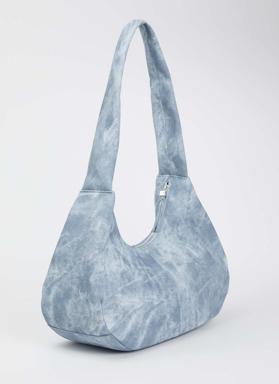 Ganni Hobo M schoudertas met tasbedel - achterkant 3 indigo