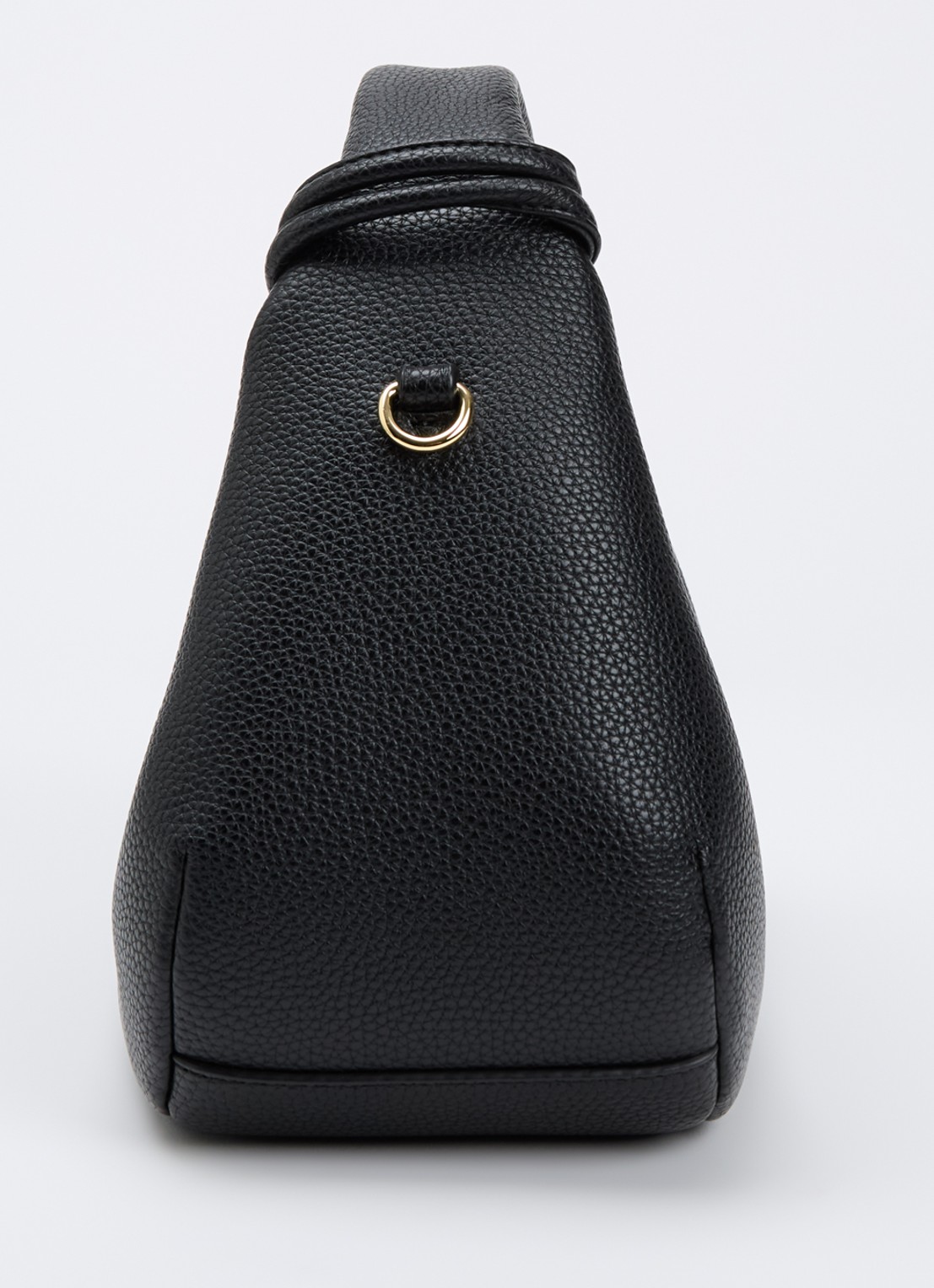 Ganni Hobo Mini handtas met afneembare schouderriem - detail 6 zwart