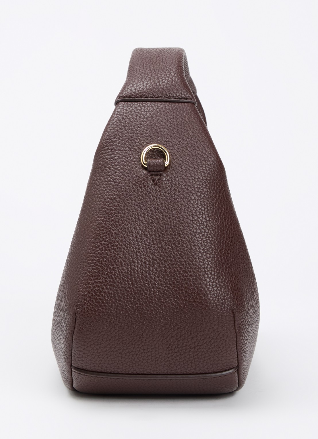 Ganni Hobo Mini handtas met afneembare schouderriem - detail 3 donkerbruin