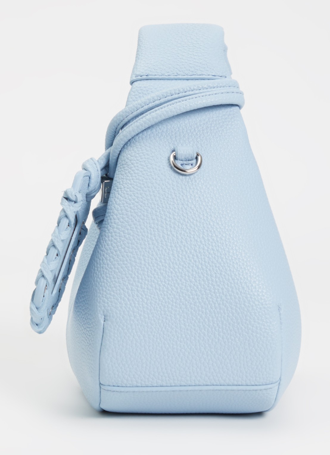 Ganni Hobo Mini handtas met afneembare schouderriem - detail 4 blauw