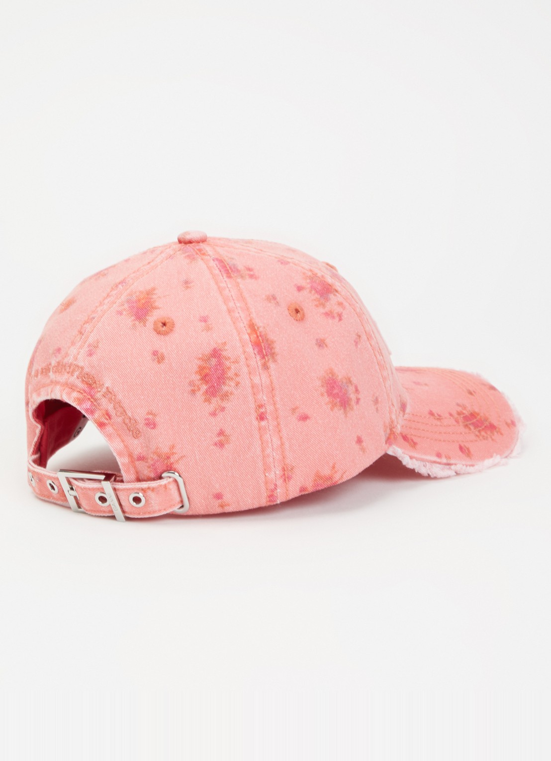 Ganni Pet van denim met logo - voorkant 2 roze