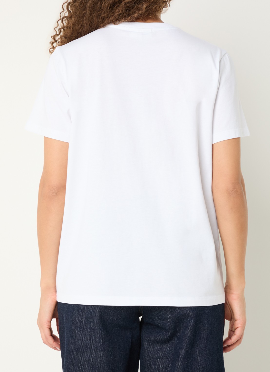 Ganni T-shirt met print - achterkant 3 wit