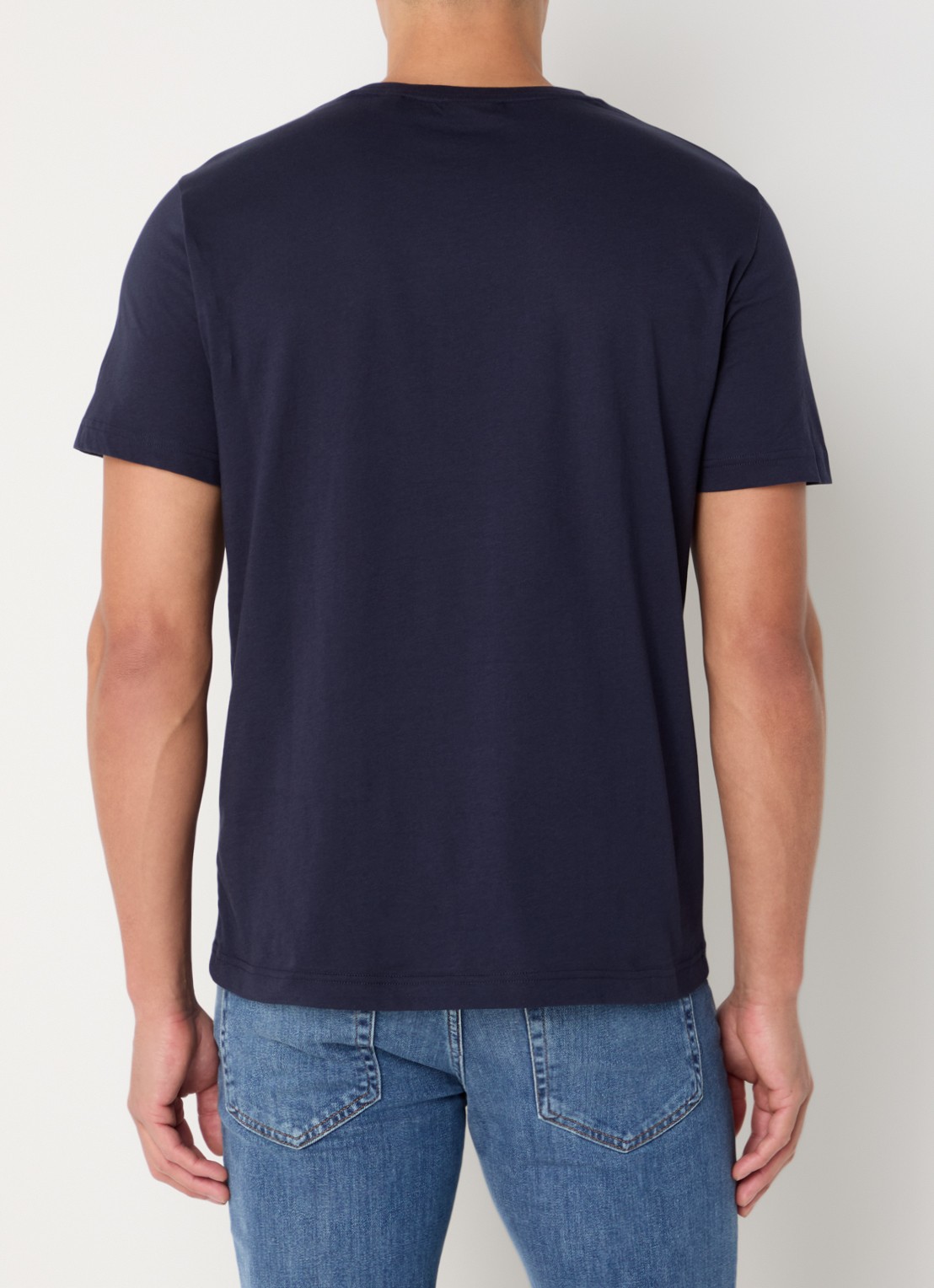 Gant College G T-shirt met logoprint - achterkant 3 donkerblauw