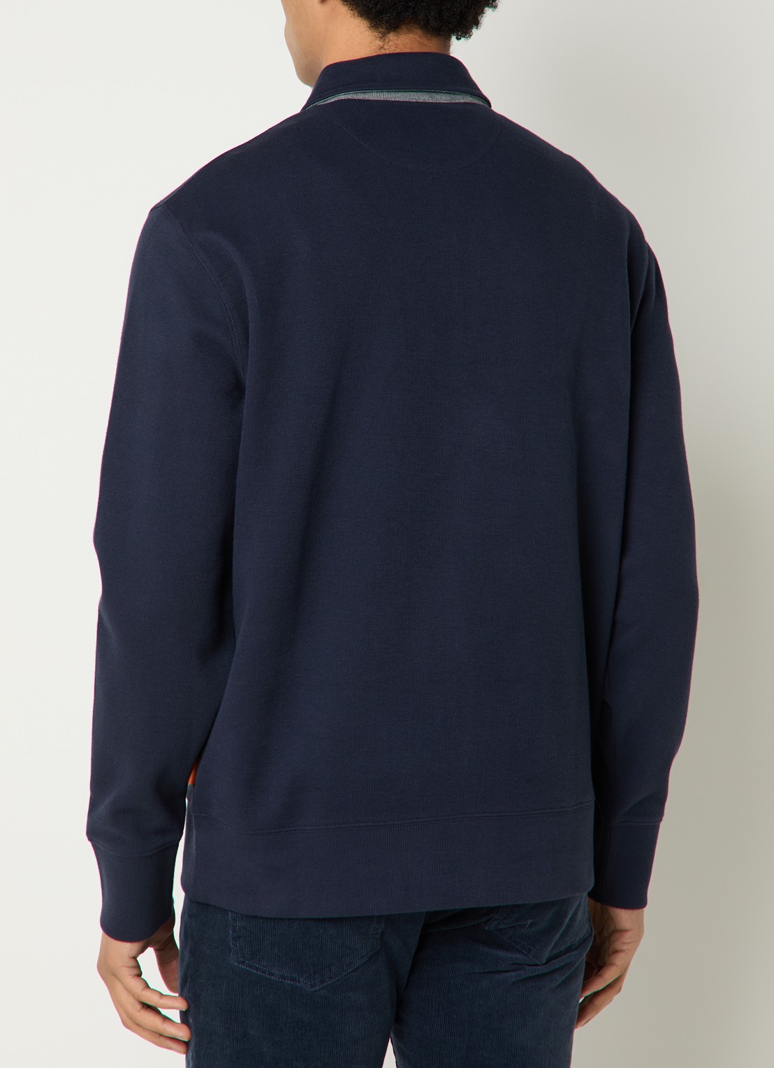 Gant Fijngebreide trui met polokraag - achterkant 2 blauw