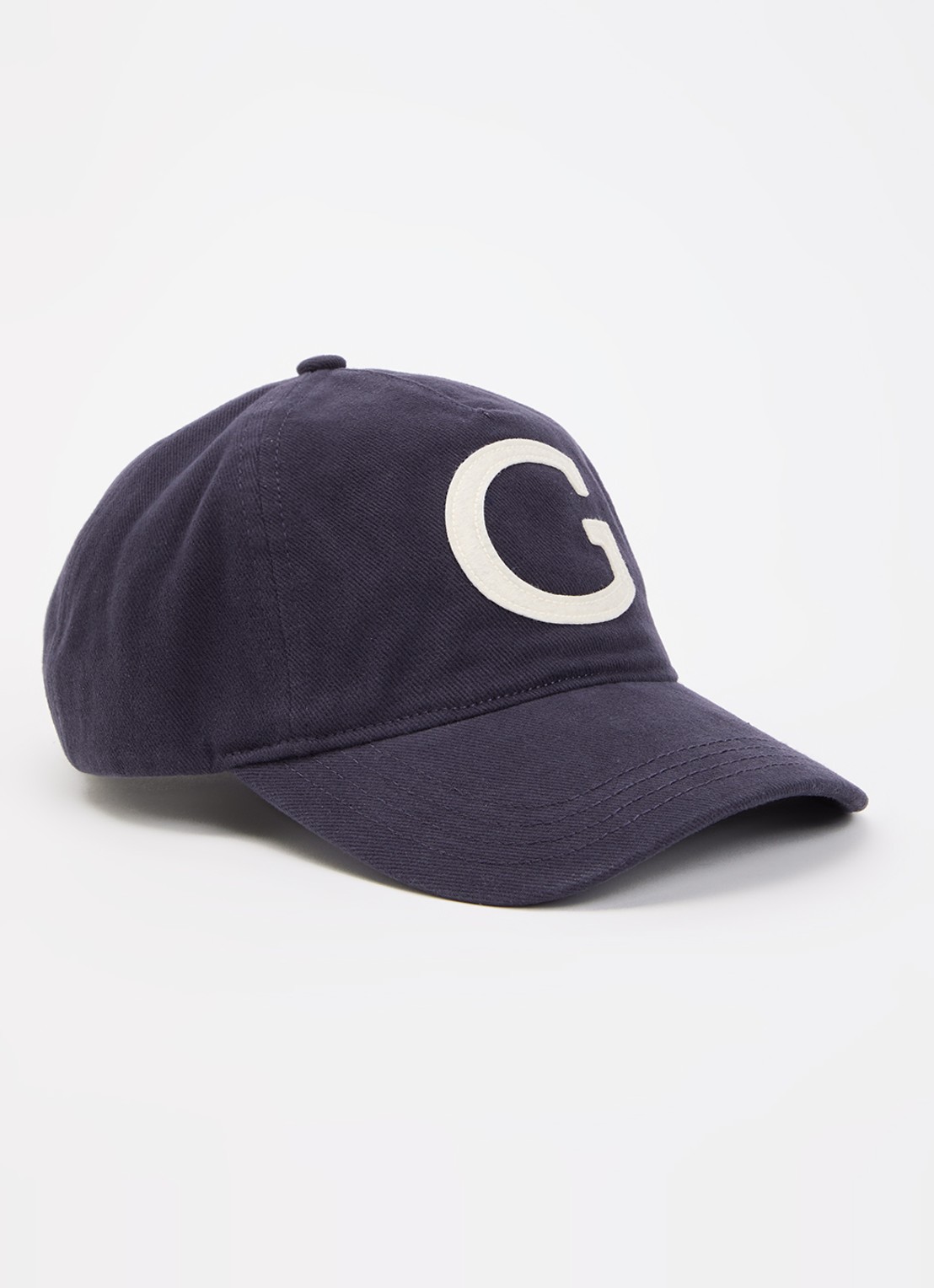 Gant G-badge pet met logoborduring  - voorkant donkerblauw