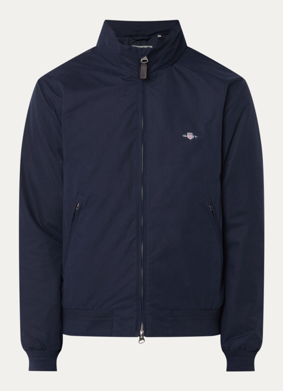Gant Hampshire jack met ritszakken - voorkant 2 blauw