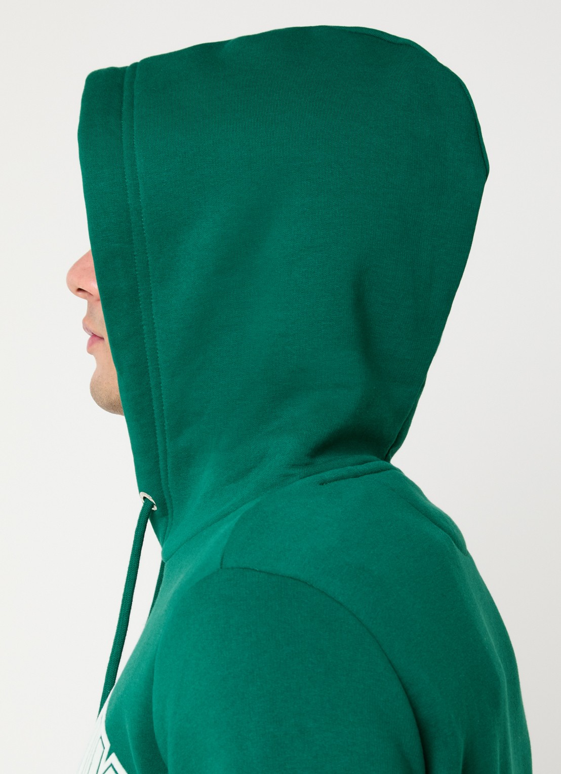 Gant Hoodie met logoprint - detail 2 groen