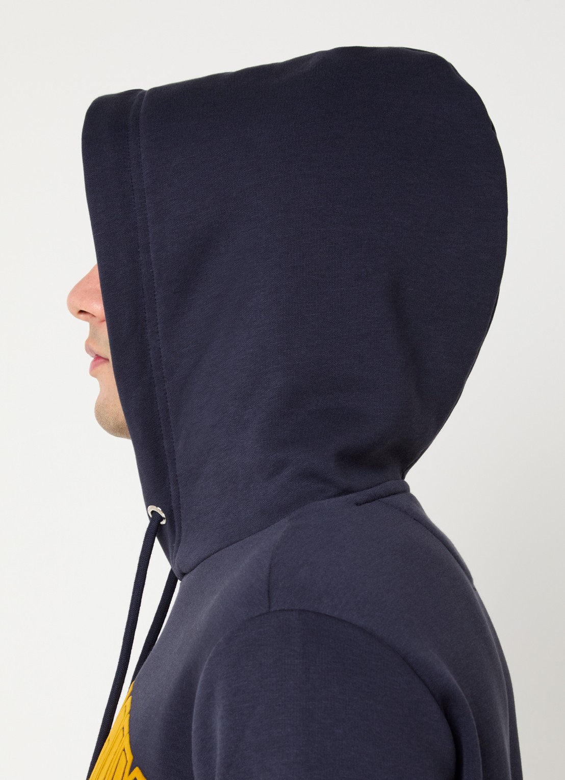 Gant Hoodie met logoprint - detail 5 royalblauw