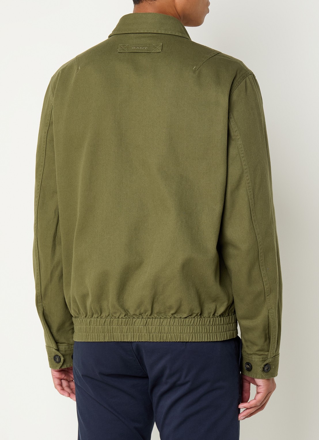 Gant Jack met klepzakken - achterkant 3 mosgroen