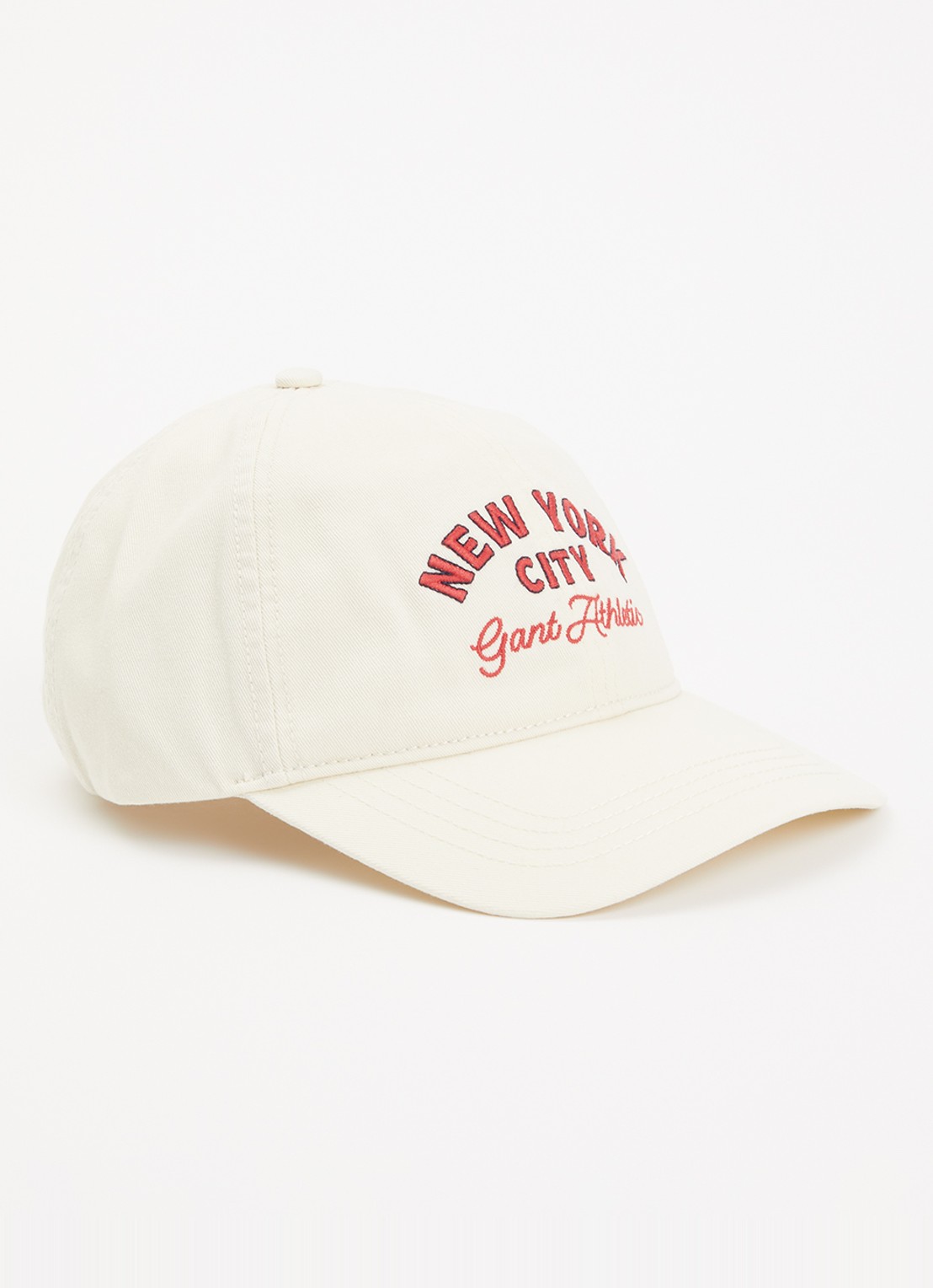 Gant Pet met borduring - voorkant creme
