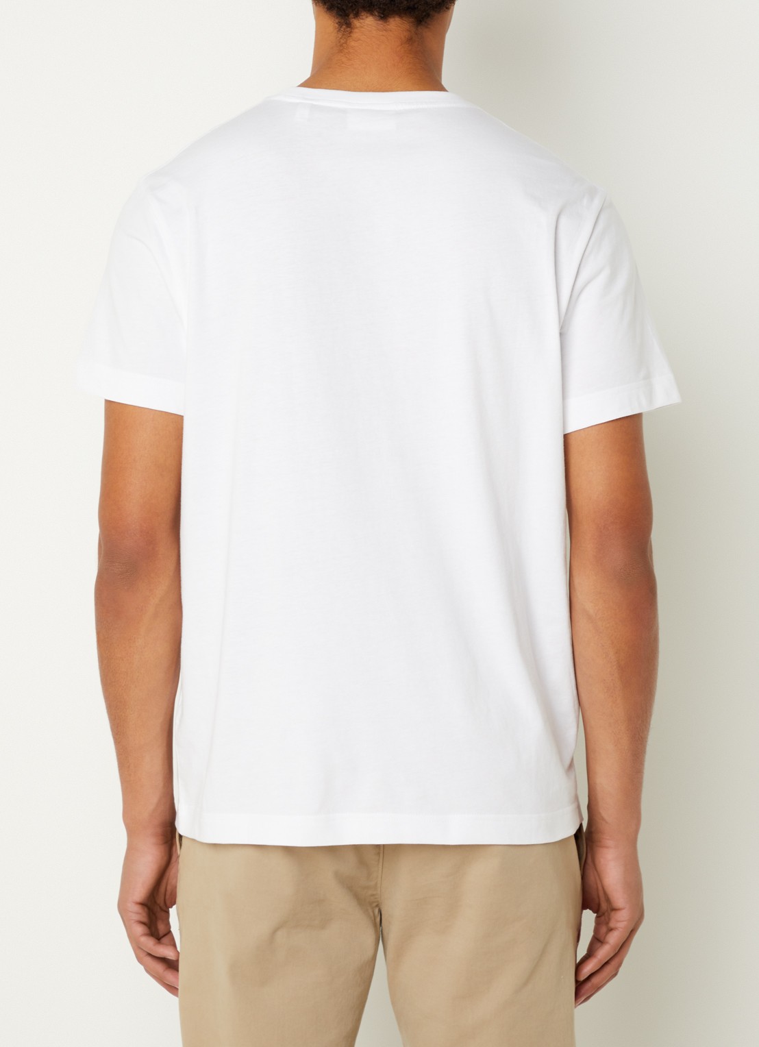 Gant Reg Shield t-shirt met logo - achterkant 3 wit