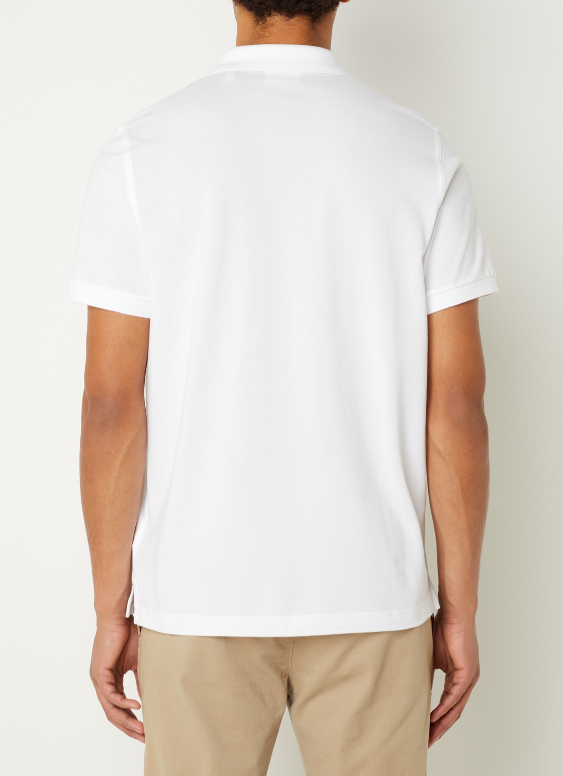 Gant Regular fit polo van piqué katoen met logo - achterkant 4 wit